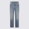 Brunello Cucinelli Blue Cotton Jeans