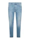 BRUNELLO CUCINELLI BLUE COTTON JEANS