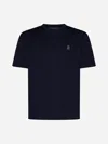 Brunello Cucinelli Short-sleeved Crew Neck T-shirt With Contrasting Stitching
