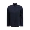Brunello Cucinelli Shirt With Embellishments In Blue
