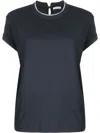 Brunello Cucinelli Embellished Crewneck T-shirt In Black