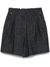 Brunello Cucinelli Women's Denim Shorts In Blue