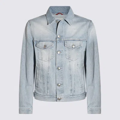 BRUNELLO CUCINELLI BLUE DENIM JACKET