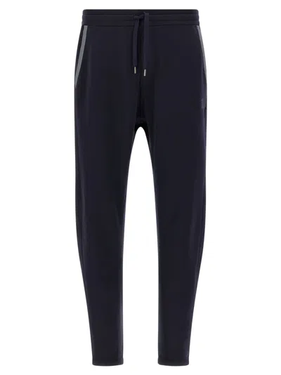BRUNELLO CUCINELLI BLUE DOUBLE SWEATSHIRT JOGGERS