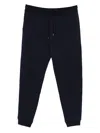 Brunello Cucinelli Drawstring Track Pants In Blue