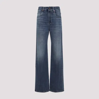 BRUNELLO CUCINELLI BLUE FLARE LEG JEANS