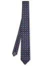 BRUNELLO CUCINELLI BLUE GEOMETRIC TIE