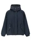 Brunello Cucinelli Blue Hooded Down Jacket