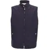 Brunello Cucinelli Blue Jackets - Waistcoats & Gilets Men In Blue