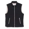 Brunello Cucinelli Dark Blue Nylon Down Jacket In Black