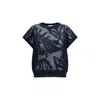 Brunello Cucinelli Blue Linen T-shirt In Blue