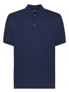 Brunello Cucinelli Contrasting-trim Cotton Polo Shirt In Blue