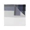 Brunello Cucinelli Check-print Frayed-edge Scarf In Blue