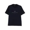 Brunello Cucinelli Men Cotton Jersey Crew Neck T-shirt With Print In Black