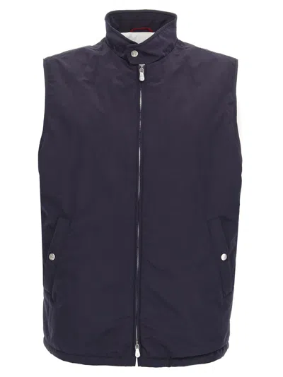 BRUNELLO CUCINELLI BLUE TECH VEST