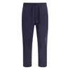 Brunello Cucinelli Blue Trousers - Cropped Trousers Men In Blue
