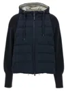 Brunello Cucinelli Padded Hooded Knit Down Jacket