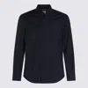 Brunello Cucinelli Blue Wool Shirt In Blu Colorato