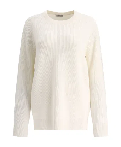 BRUNELLO CUCINELLI BRUNELLO CUCINELLI LONG-SLEEVED CREWNECK JUMPER
