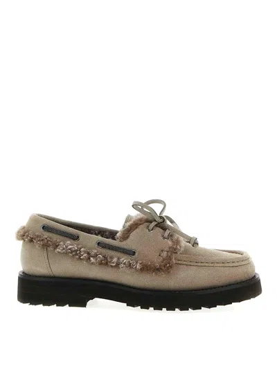 BRUNELLO CUCINELLI ZAPATOS CLÁSICOS - GRIS