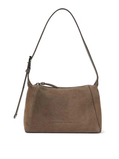 BRUNELLO CUCINELLI SUEDE DUO BAG