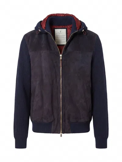 Brunello Cucinelli Bomber In Black
