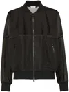 Brunello Cucinelli Monili Bomber Jacket In Black