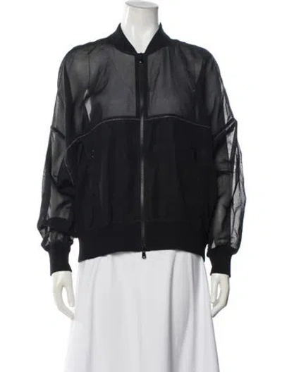 Pre-owned Brunello Cucinelli Bomber Jacket In Black