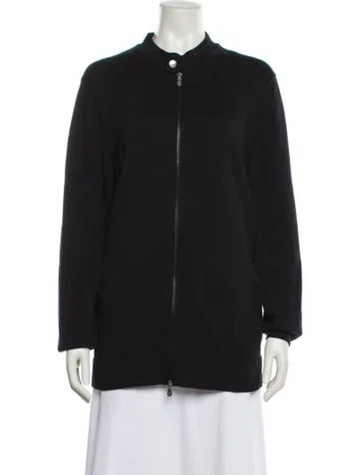 Pre-owned Brunello Cucinelli Bomber Jacket In Black