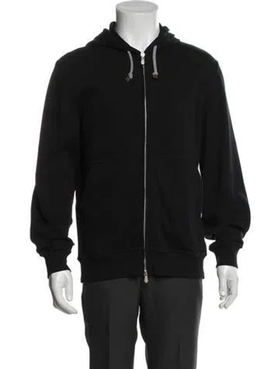 Pre-owned Brunello Cucinelli Bomber Jacket In Blue