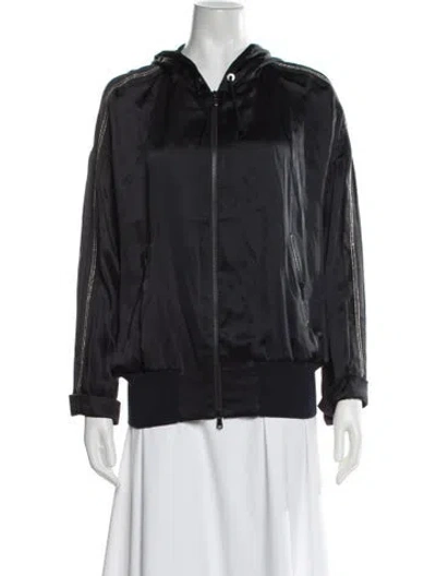 Pre-owned Brunello Cucinelli Bomber Jacket In Blue