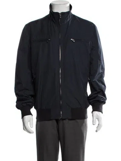 Pre-owned Brunello Cucinelli Bomber Jacket In Blue