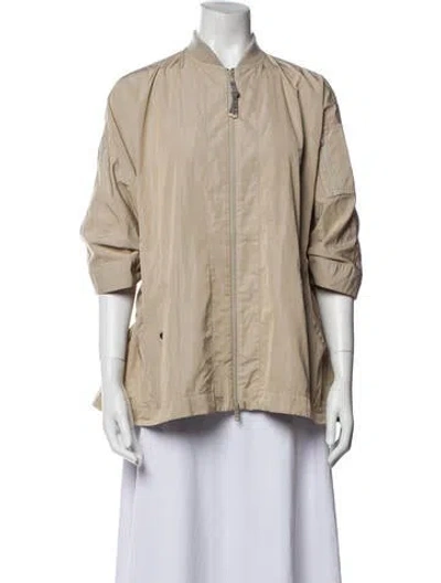 Pre-owned Brunello Cucinelli Bomber Jacket In Brown