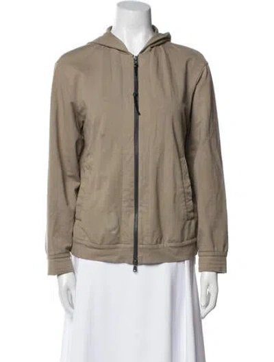 Pre-owned Brunello Cucinelli Bomber Jacket In Brown