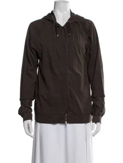 Pre-owned Brunello Cucinelli Bomber Jacket In Brown