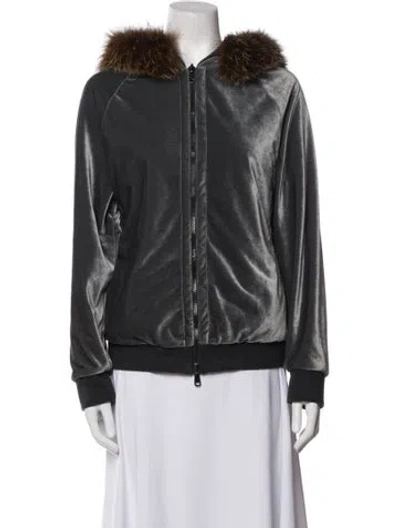 Pre-owned Brunello Cucinelli Bomber Jacket In Gray