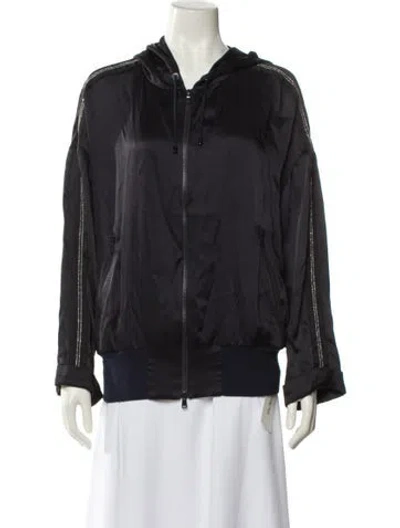 Pre-owned Brunello Cucinelli Bomber Jacket In Gray