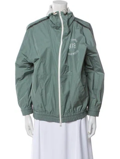 Pre-owned Brunello Cucinelli Bomber Jacket In Green