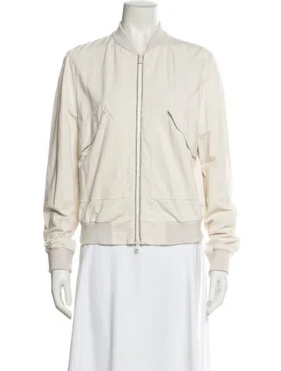 Pre-owned Brunello Cucinelli Bomber Jacket In Neutral