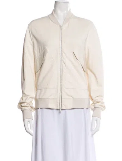 Pre-owned Brunello Cucinelli Bomber Jacket In Neutral