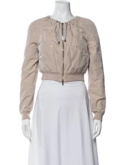 Pre-owned Brunello Cucinelli Bomber Jacket In Neutral