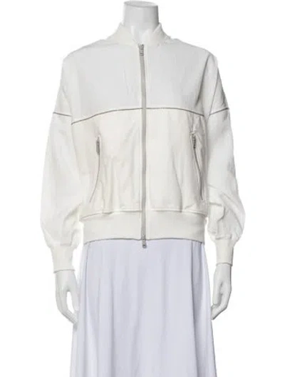 Pre-owned Brunello Cucinelli Bomber Jacket In Neutrals