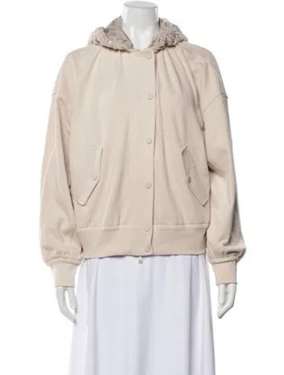 Pre-owned Brunello Cucinelli Bomber Jacket In Neutrals
