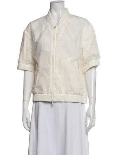 Pre-owned Brunello Cucinelli Bomber Jacket In Neutrals