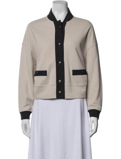 Pre-owned Brunello Cucinelli Bomber Jacket In Neutrals