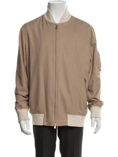 Pre-owned Brunello Cucinelli Bomber Jacket In Neutrals