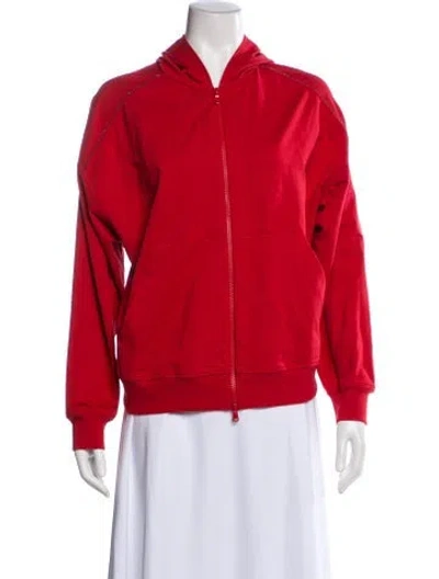 Pre-owned Brunello Cucinelli Bomber Jacket In Red