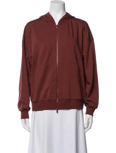 Pre-owned Brunello Cucinelli Bomber Jacket In Red