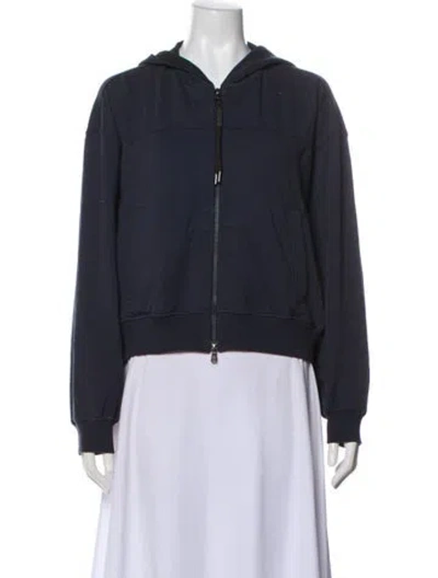 Pre-owned Brunello Cucinelli Bomber Jacket W/ Tags In Gray