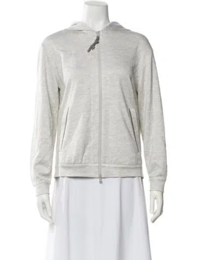 Pre-owned Brunello Cucinelli Bomber Jacket W/ Tags In Neutral